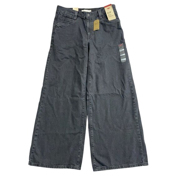 NEW Levi’s ’94 Baggy Wide Leg Jeans Women’s 29 Vintage Insprired Black G1709 - Picture 5 of 12